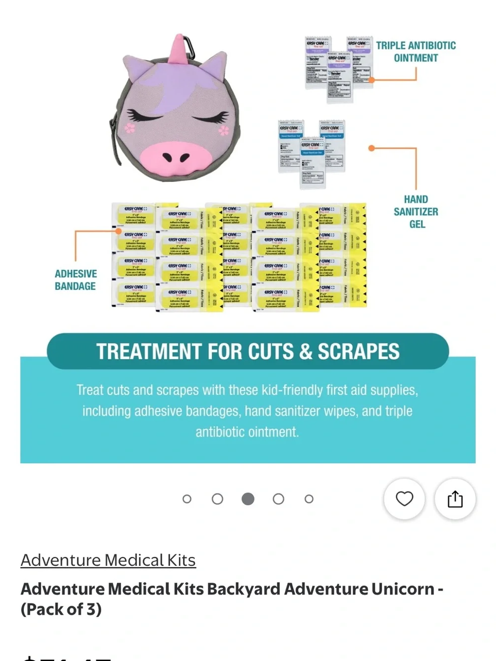 Adventure medical kits kids unicorn